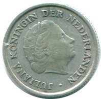 1/10 GULDEN 1962 ANTILLAS NEERLANDESAS PLATA Colonial Moneda #NL12361.3.E.A - Antille Olandesi