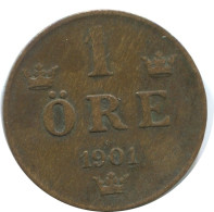 1 ORE 1901 SUECIA SWEDEN Moneda #AD288.2.E.A - Schweden