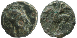 HORSEMAN Antike Authentische Original GRIECHISCHE Münze 1.1g/10mm #SAV1342.11.D.A - Greek