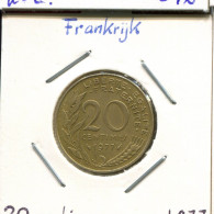 20 CENTIMES 1977 FRANCE Pièce Française #AM173.F.A - 20 Centimes