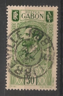 GABON - 1932-33 - N°YT. 133 - Brazza 30c Vert - Oblitéré / Used - Used Stamps