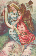ANGEL CHRISTMAS Holidays Vintage Postcard CPSMPF #PAG773.A - Angeli
