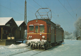 ZUG Schienenverkehr Eisenbahnen Vintage Ansichtskarte Postkarte CPSM #PAA869.A - Treni
