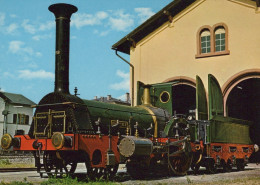 TRENO TRASPORTO FERROVIARIO Vintage Cartolina CPSM #PAA852.A - Trains