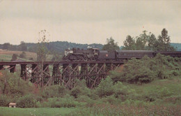 TRENO TRASPORTO FERROVIARIO Vintage Cartolina CPSMF #PAA559.A - Treinen