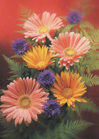 FLOWERS Vintage Ansichtskarte Postkarte CPSM #PBZ383.A - Flowers