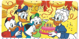 Grand-Mère, Donald, Riri, Fifi, Loulou Et Gâteau D'anniversaire - Comicfiguren