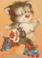 CHIEN Animaux Vintage Carte Postale CPSM #PAN860.A - Honden
