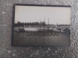 PHOTO ANCIENNE - BATEAU VOILIER 3 MATS SUR LA SEINE A PARIS - Bateaux