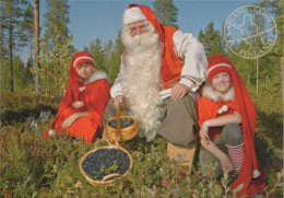 PÈRE NOËL Bonne Année Noël Vintage Carte Postale CPSM #PBL481.A - Santa Claus
