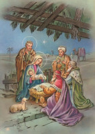 Vierge Marie Madone Bébé JÉSUS Noël Religion #PBB705.A - Vierge Marie & Madones