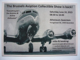 Avion / Airplane / SABENA / Douglas DC-6 / The Brussels Aviation Collectible Show Is Back / Jun 10,2023 - 1946-....: Era Moderna