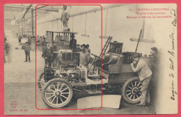 Lunéville - Meurthe Et Moselle Lunéville - Industrie - Wagons Et Automobiles - Montage Et Peinture Des Automobiles 1906 - Luneville