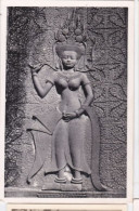 4 Photos INDOCHINE CAMBODGE ANCKOR Art Khmer Temple Statues DIVERS PHOTOS  Réf 30387 - Asien