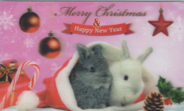 RABBIT Animals Vintage Postcard CPSM #PBR039.A - Sonstige & Ohne Zuordnung