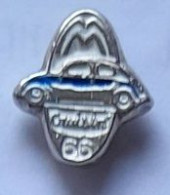 Pin' S  Argenté  Automobiles  VW  Coccinnelle  Bleu  Cruisin  66  ( 9 X 11  Mm ) - Volkswagen