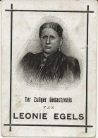 DP. LEONIE EGELS - VAN MEERHAEGE ° KORTRIJK 1852- + 1911 - Religion & Esotericism