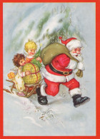 ANGELO Natale Vintage Cartolina CPSM #PBP369.A - Angeli