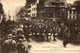 STRASBOURG ENTREE DU MARECHAL PETAIN 25 NOVEMBRE 1918 - Straatsburg