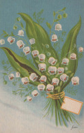 FLORES Vintage Tarjeta Postal CPSMPF #PKG045.A - Fleurs