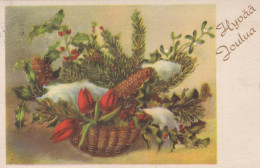 FLEURS Vintage Carte Postale CPA #PKE674.A - Flowers