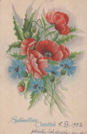 FLEURS Vintage Carte Postale CPA #PKE704.A - Flowers