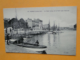 PORNIC -- Le Quai Leray Et Le Port Vers L'écluse - ANIMATION - Bateaux De Pêche - Pornic