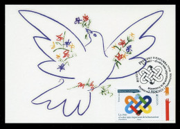 ANDORRA ANDORRE Postes (2023) Carte Maximum Card - EUROPA La Pau, Peace, Paix, Paz, Dove, Picasso, Colombe, Paloma - Cartas Máxima