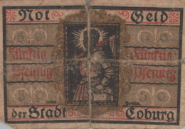 50 PFENNIG 1919 Stadt COBURG Coburg DEUTSCHLAND Notgeld Banknote #PH868 - [11] Emisiones Locales
