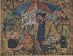 50 PFENNIG 1921 Stadt ERKELENZ Rhine UNC DEUTSCHLAND Notgeld Banknote #PB326 - [11] Local Banknote Issues