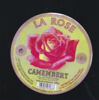 Etiquette Fromage Camembert Normandie La Rose  Laiterie De St Hilaire De Briouze Orne 61 - Formaggio