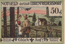 50 PFENNIG 1921 Stadt EHRENFRIEDERSDORF Saxony UNC DEUTSCHLAND Notgeld #PB040.V - [11] Local Banknote Issues