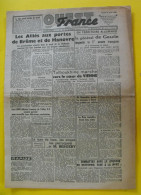 Journal L'Ouest France Du 10 Avril 1945. Guerre De Gaulle Nazis Oflag Vienne Japon Suzuki Angers Segré Baugé - Altri & Non Classificati