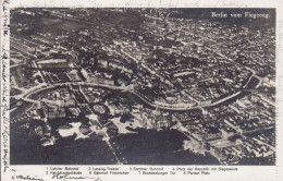 Deutsches Reich PPC Berlin Vom Flugzeug Aerial View. I.W.B. Nr. 719 'Benutzt Die Luftpost' BERLIN 1928 Echte Real Photo - Sonstige & Ohne Zuordnung