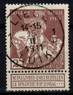 Belgique COB 89 Belle Oblitération LIEGE LUIK (centrale - Concours) - 1910-1911 Caritas