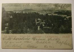 Lwow.Lemberg.Park Kilinskiego Moon View.Rare With Ukrainian Inscriptions.1899.Poland,Ukraine - Oekraïne