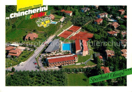 73102414 Garda Lago Di Garda Sporthotel Olimpo Fliegeraufnahme Garda Lago Di Gar - Altri & Non Classificati