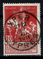 Belgique COB 91 Belle Oblitération YPER YPRES (centrale - Concours) - 1910-1911 Caritas