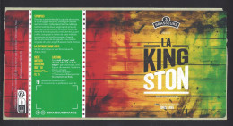 Etiquette De Bière Blanche   -  La King Ston -  Brasserie Des 3 Brasseurs à Lezennes   (59) - Bier