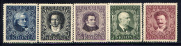 AUSTRIA, NO.'S B51-B55, MLH - Unused Stamps