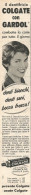 W1995 Il Dentifricio COLGATE Con Gardol - Pubblicità Del 1958 - Vintage Advert - Advertising
