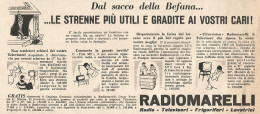 W1987 Elettrodomestici RADIO MARELLI - Pubblicità Del 1958 - Vintage Advertising - Publicités