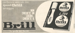 W1984 BRILL La Perla Dei Lucidi - Pubblicità Del 1958 - Vintage Advertising - Publicités