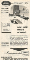 W1956 FORMICA... Crea Per Voi ! - Pubblicità Del 1958 - Vintage Advertising - Publicités