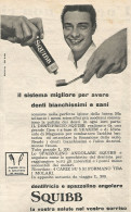 W1929 Dentifricio E Spazzolino SQUIBB - Pubblicità Del 1958 - Vintage Advert - Publicités