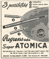 W1940 Progresso Della Super ATOMICA - Pubblicità Del 1958 - Vintage Advertising - Publicités