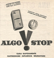 W1921 Algo Stop - Pubblicità Del 1958 - Vintage Advertising - Publicités