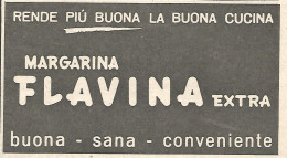 W1902 Margarina Flavina Extra - Pubblicità Del 1958 - Vintage Advertising - Publicités