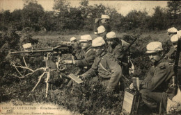 CAMP DE COETQUIDAN MITRAILLEUSES EN ACTION - Autres & Non Classés