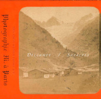 Suisse Valais Martigny * Vallée De Trient (2) - Photo Stéréoscopique Vers 1860 - Stereoscopic